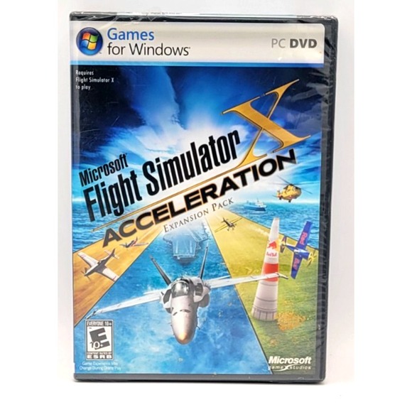 Other - Microsoft Flight Simulator X: Acceleration Expansion‎ Pack (PC DVD, 2007) NEW